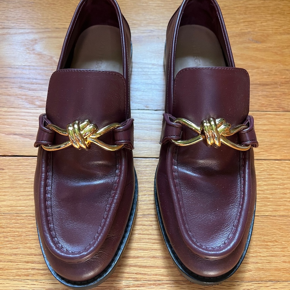 Bottega Veneta Astaire Loafers in Purple